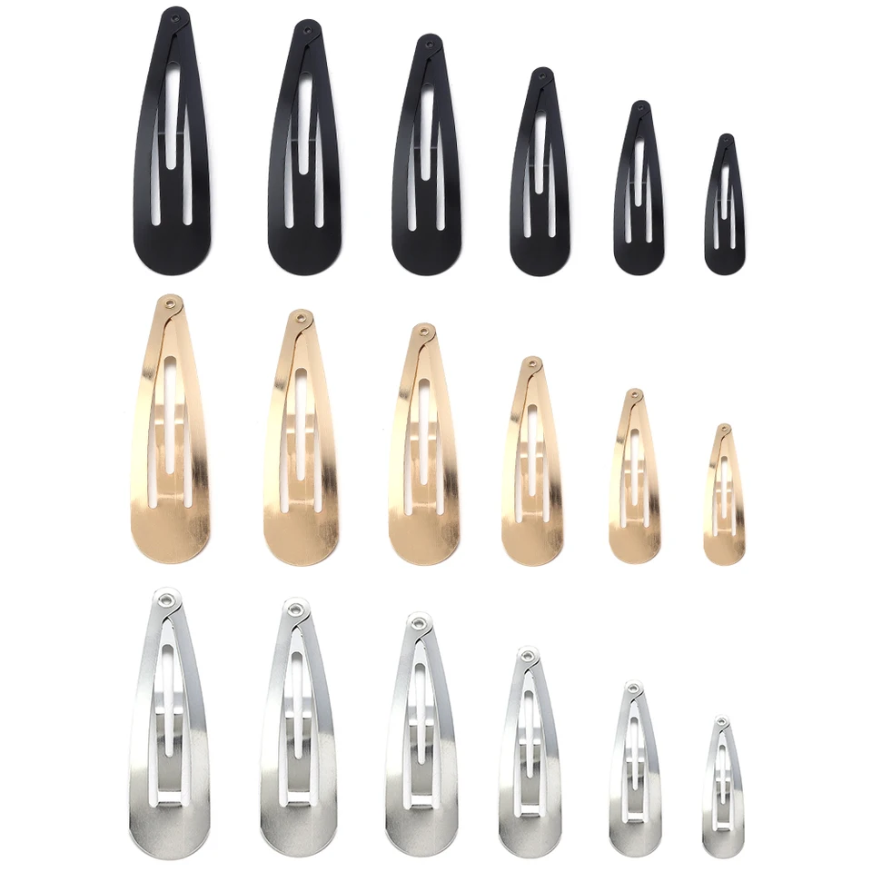 Women Accessories Dropshipping - 50pcs Water Drop Shaped Hairpin Simple