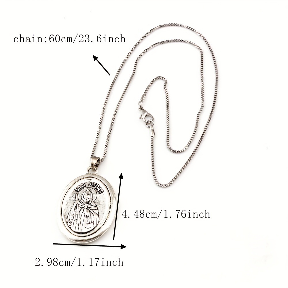1Pc San Judas Tadeo Ruega Por  - Women Juda Accessories บทวิจารณ์และราคา