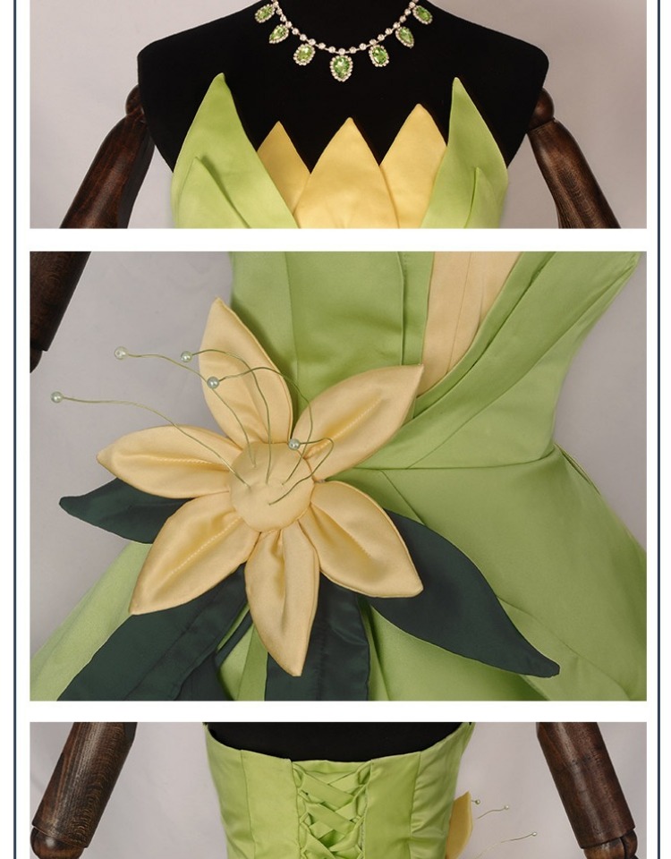 Princess Tiana Dress Cosplay C - Women'S Formal Accessories บทวิจารณ์และราคา