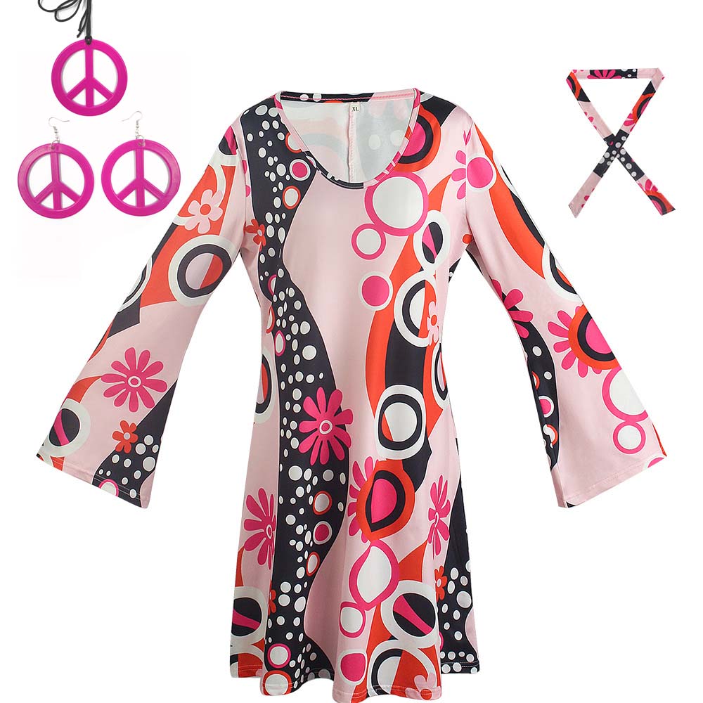 Halloween Retro 60s 70s Disco  - Women'S Accessories In The 60S บทวิจารณ์และราคา