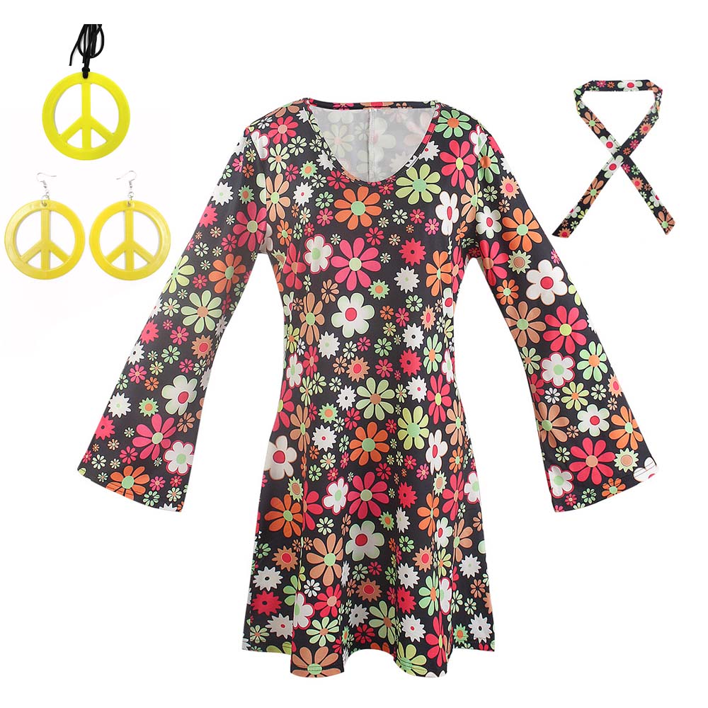 Halloween Retro 60s 70s Disco  - Women'S Accessories In The 60S บทวิจารณ์และราคา