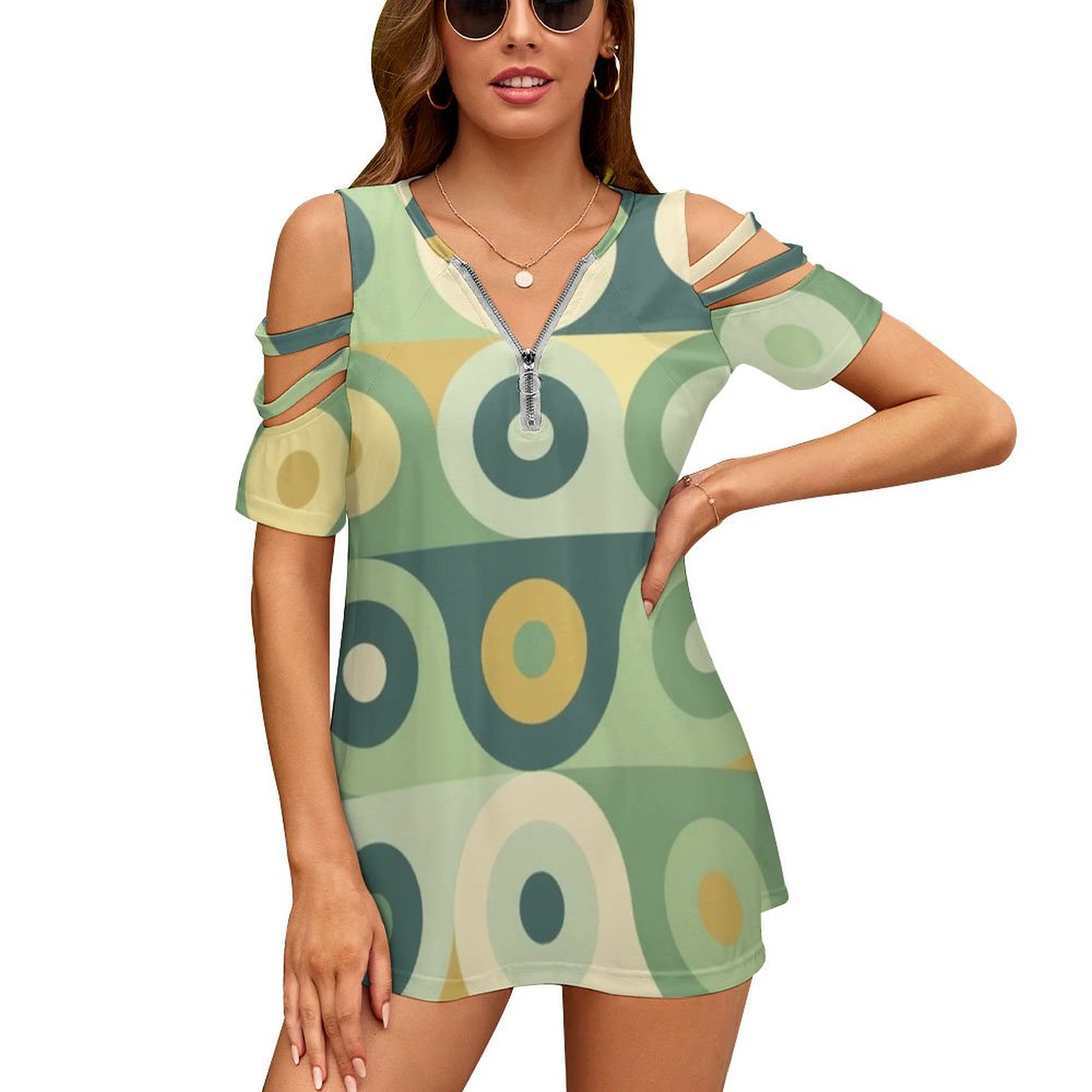 Groovy 70's Pattern Women Zipp - Women'S Accessories In The 60S บทวิจารณ์และราคา