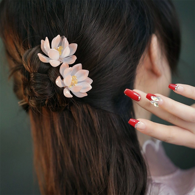 1Pair Vintage Hairpin Glazed F - Women'S Formal Accessories บทวิจารณ์และราคา