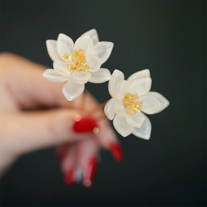 1Pair Vintage Hairpin Glazed F - Women'S Formal Accessories บทวิจารณ์และราคา