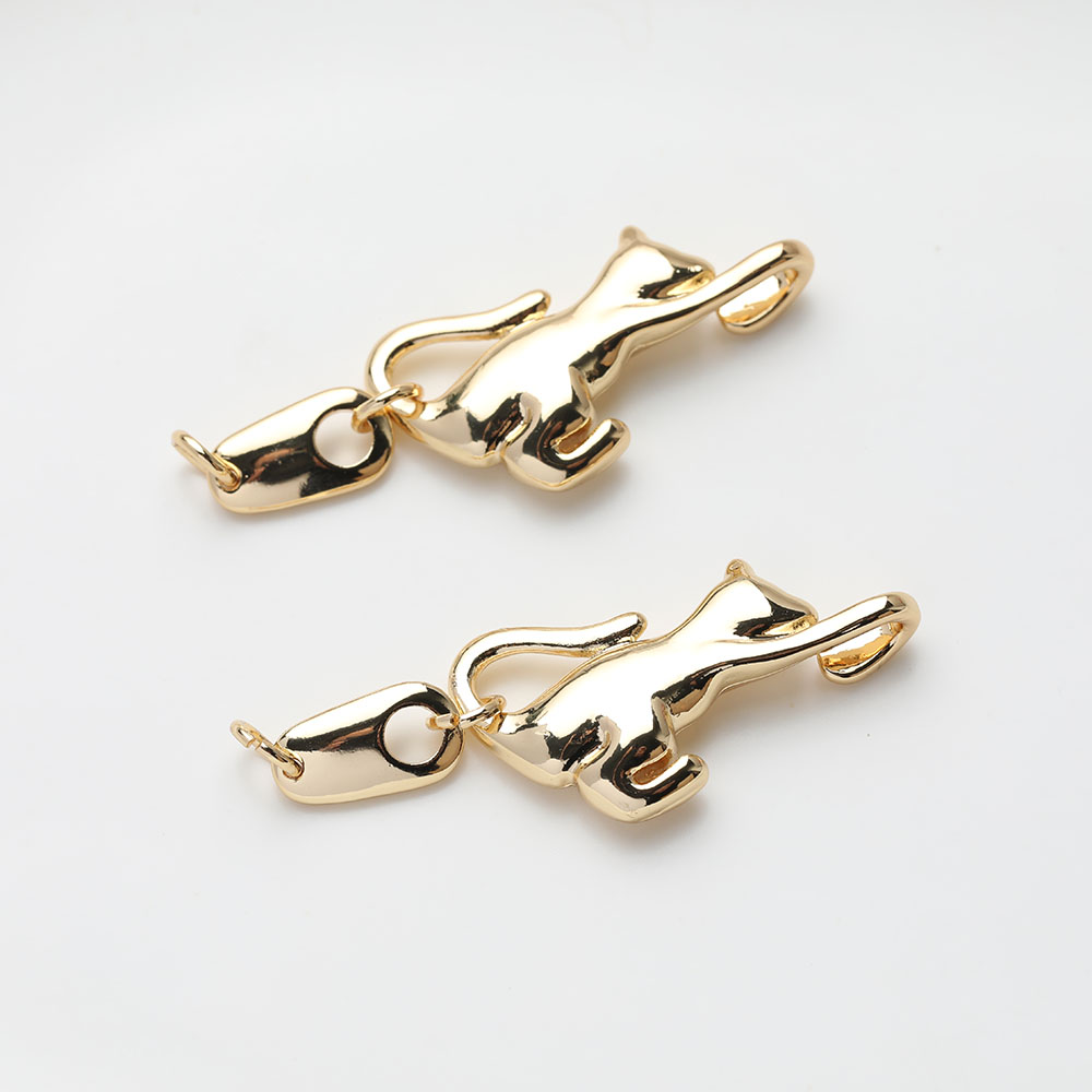 2PCS Dainty Animal Design Cat  - Charm Necklace Dainty บทวิจารณ์และราคา