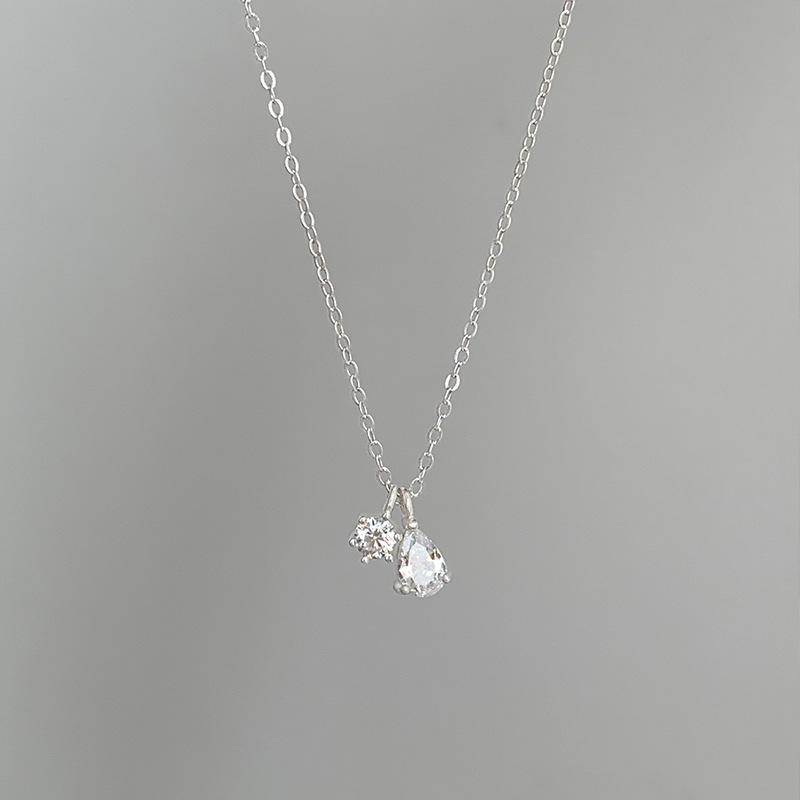 Mini Shiny Delicate 925 Sterli - Charm Necklace Dainty บทวิจารณ์และราคา