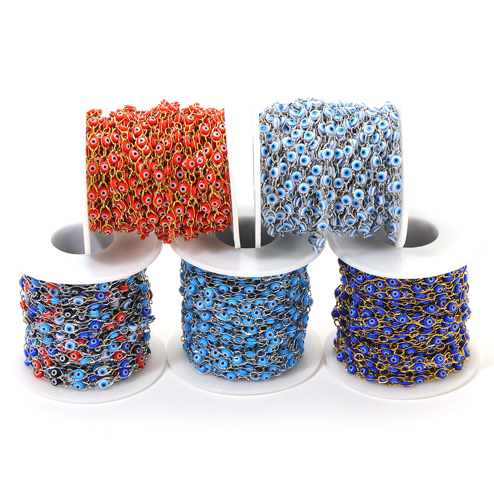 1 Meter Stainless Steel Bohemi - Evil Eye Bracelet บทวิจารณ์และราคา