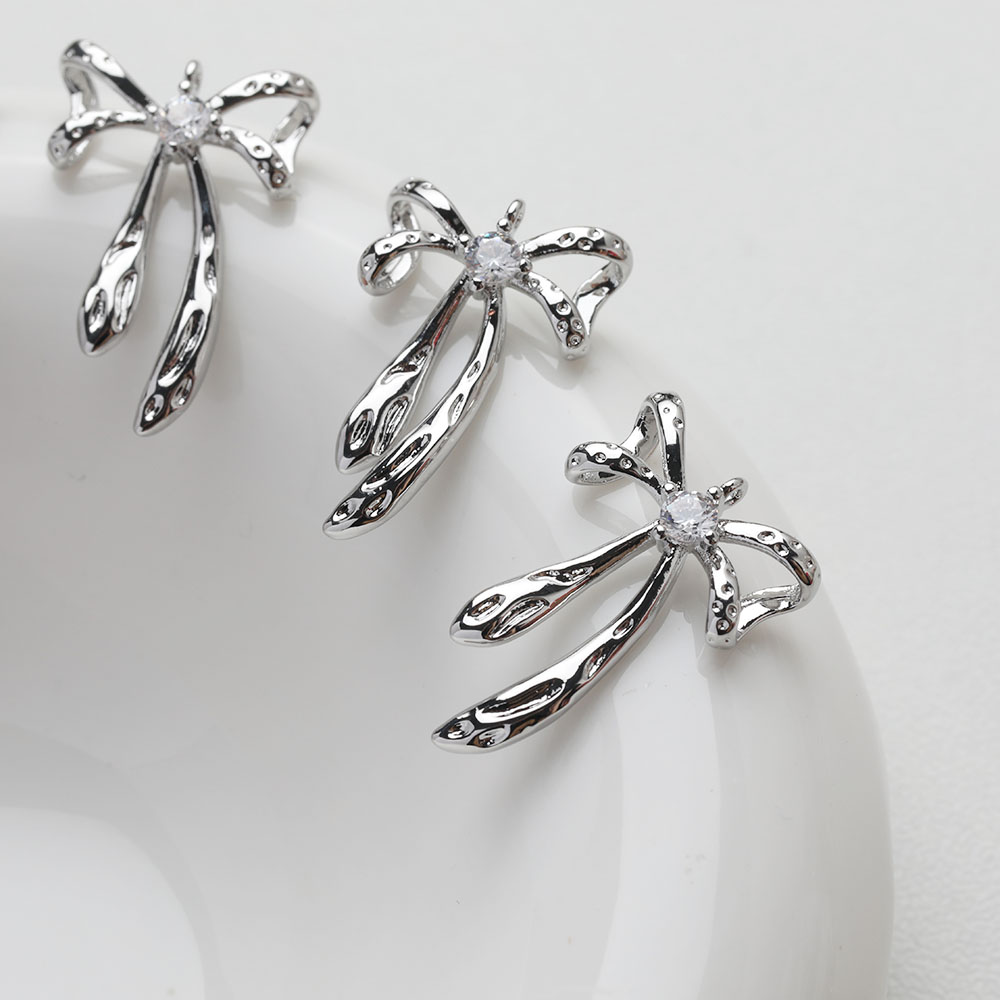 4PCS Dainty Bow Charm Jewelry  - Charm Necklace Dainty บทวิจารณ์และราคา