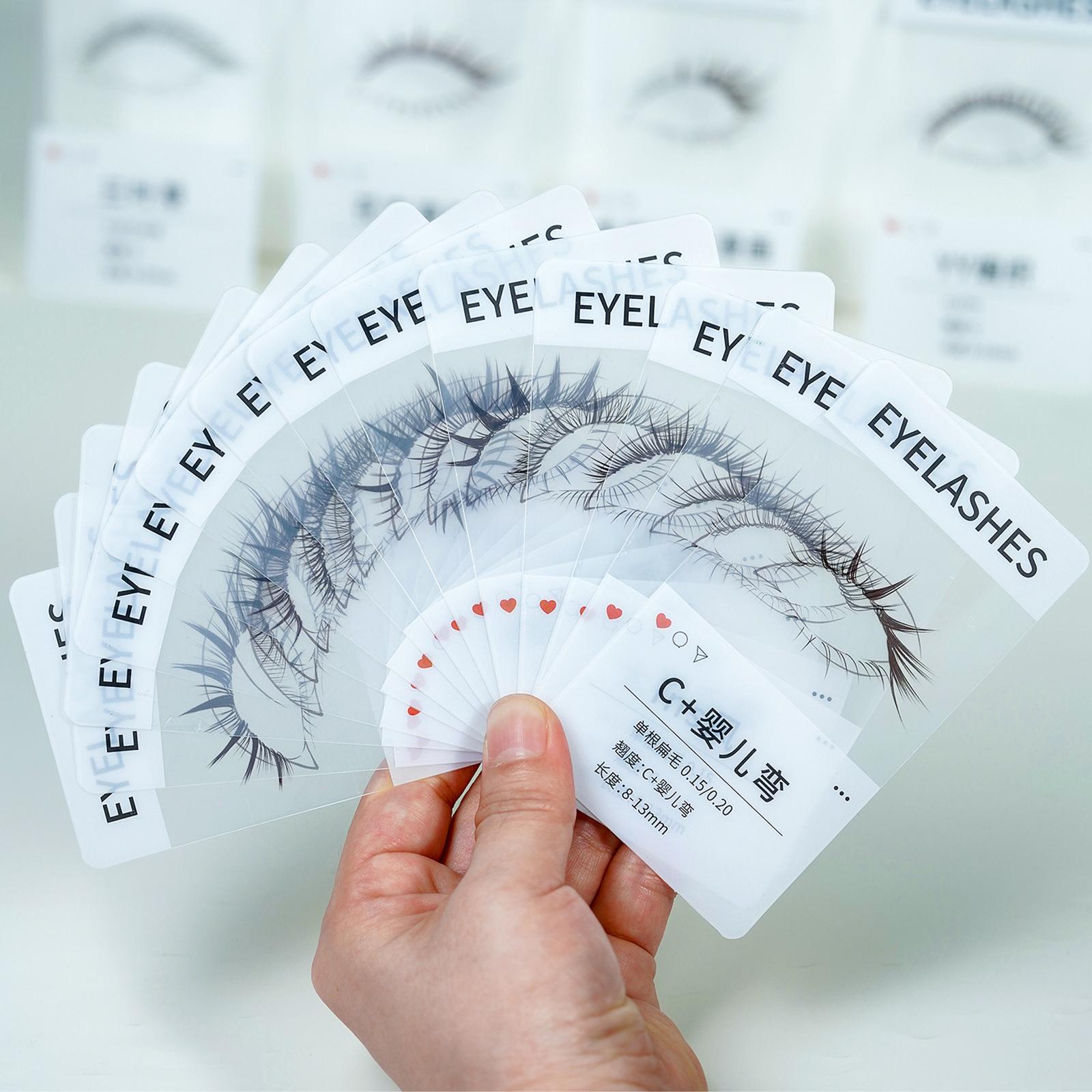 14Pcs Eyelash Effect Cards Eye - Women Accessories Store บทวิจารณ์และราคา