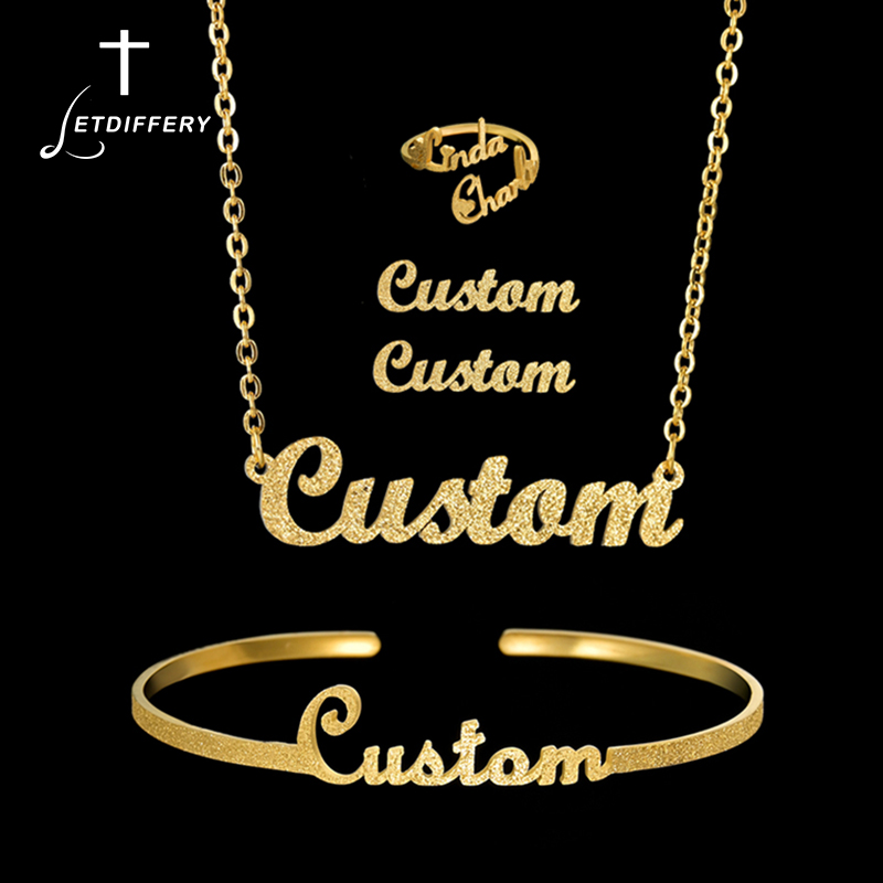 Letdiffery Custom Name Jewelry - Women Accessories Gift Set บทวิจารณ์และราคา
