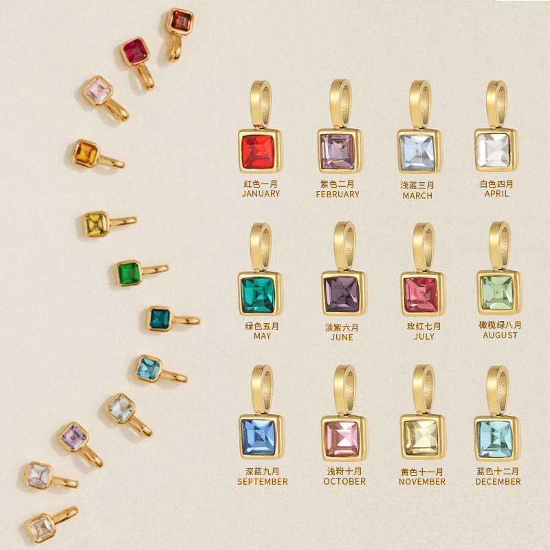CARLIDANA Dainty Women Birthda - Charm Necklace Dainty บทวิจารณ์และราคา