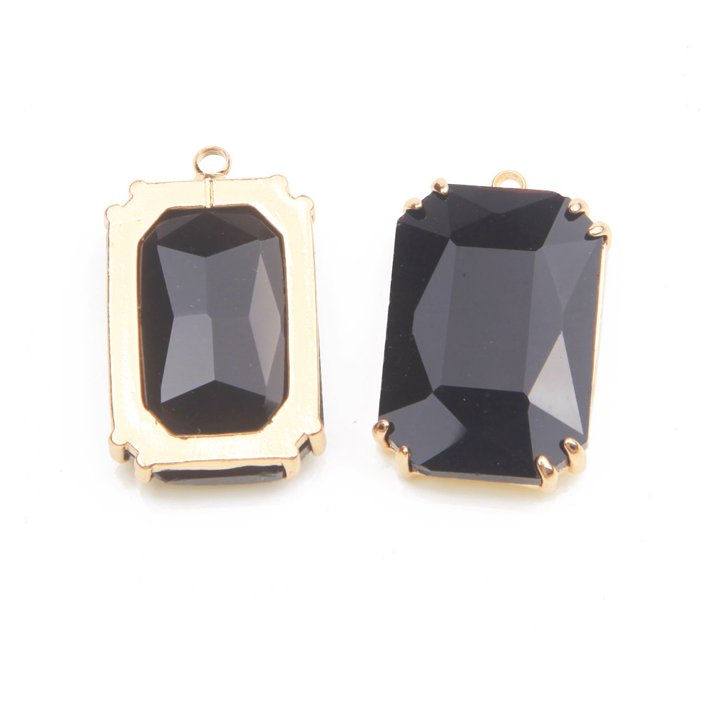 4PCS Dainty rectangle Faceted  - Charm Necklace Dainty บทวิจารณ์และราคา