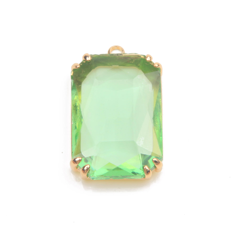 4PCS Dainty rectangle Faceted  - Charm Necklace Dainty บทวิจารณ์และราคา