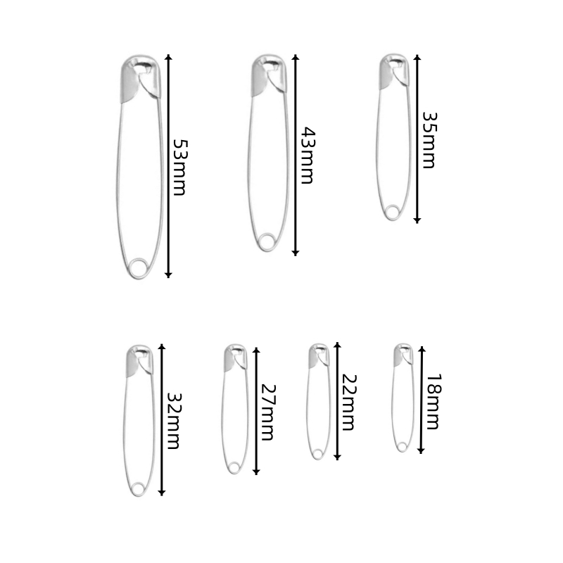 100Pcs/lot Stainless Steel Saf - Brooch Pin Gold บทวิจารณ์และราคา