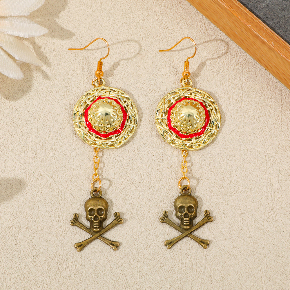 One Piece Luffy Anime Skull Da - Women Accessories Dropshipping บทวิจารณ์และราคา