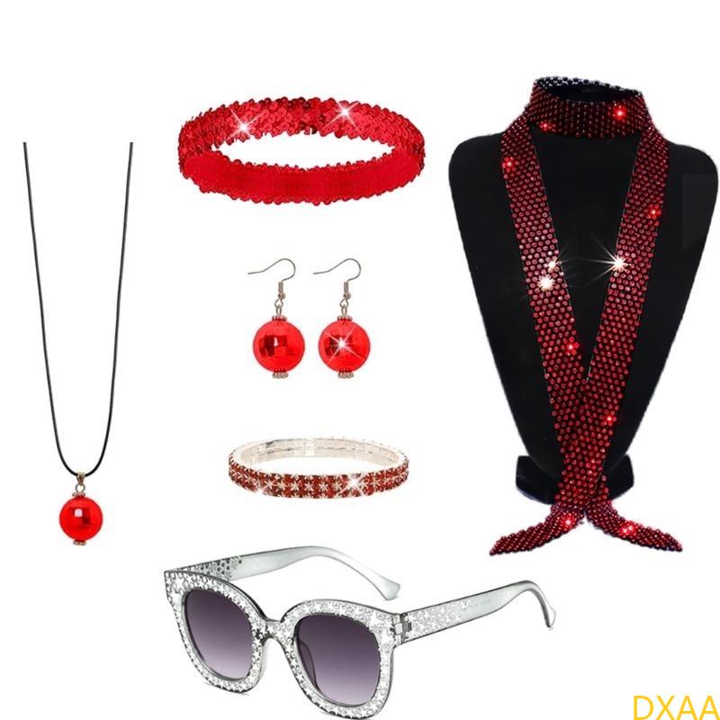 DXAA 60s 70s 80s Disco Accesso - Women'S Accessories In The 60S บทวิจารณ์และราคา