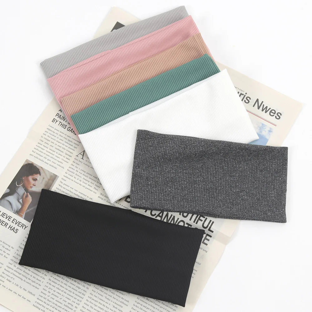 Women Solid Color Headband Yog - Women'S Yoga Accessories บทวิจารณ์และราคา
