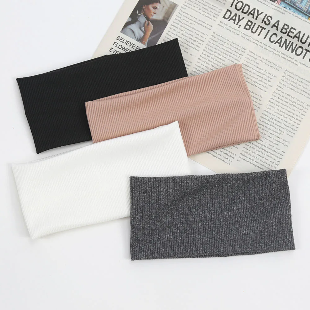 Women Solid Color Headband Yog - Women'S Yoga Accessories บทวิจารณ์และราคา