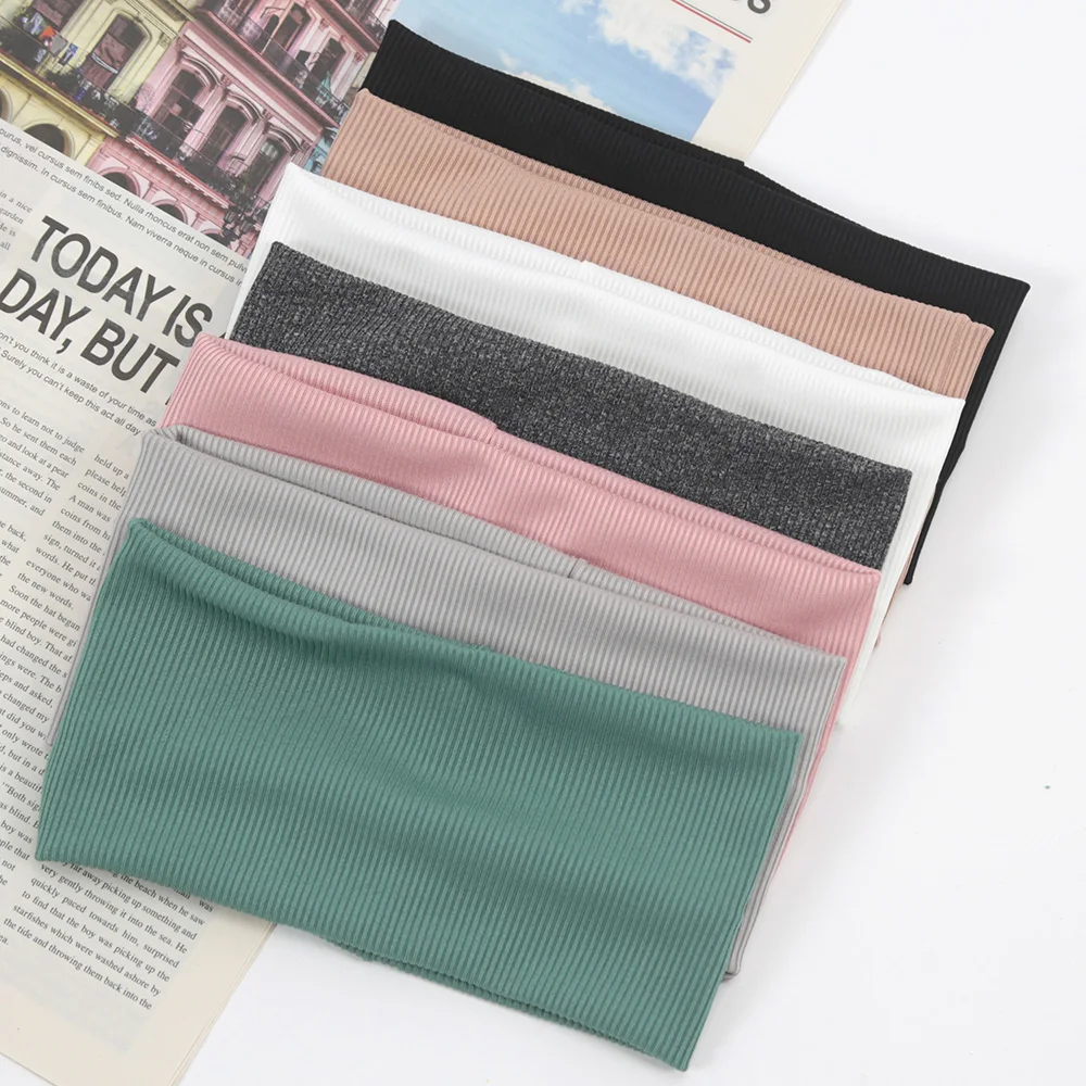 Women Solid Color Headband Yog - Women'S Yoga Accessories บทวิจารณ์และราคา