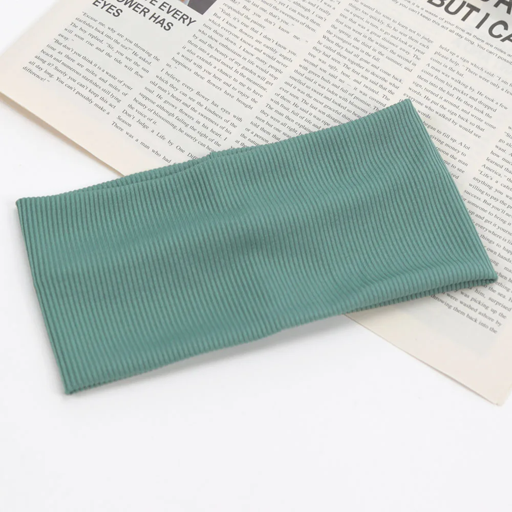 Women Solid Color Headband Yog - Women'S Yoga Accessories บทวิจารณ์และราคา