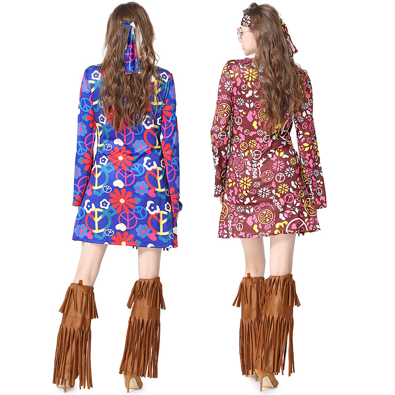 Halloween Disco Dress 70s 60s  - Women'S Accessories In The 60S บทวิจารณ์และราคา