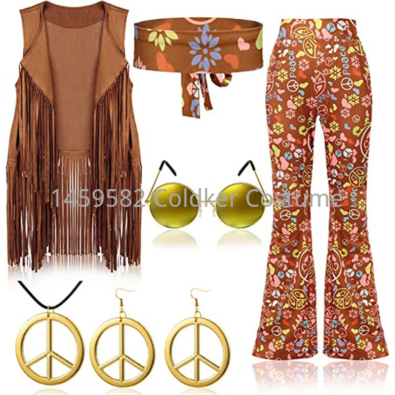 Hippie Costume Women Peace Lov - Women'S Accessories In The 60S บทวิจารณ์และราคา