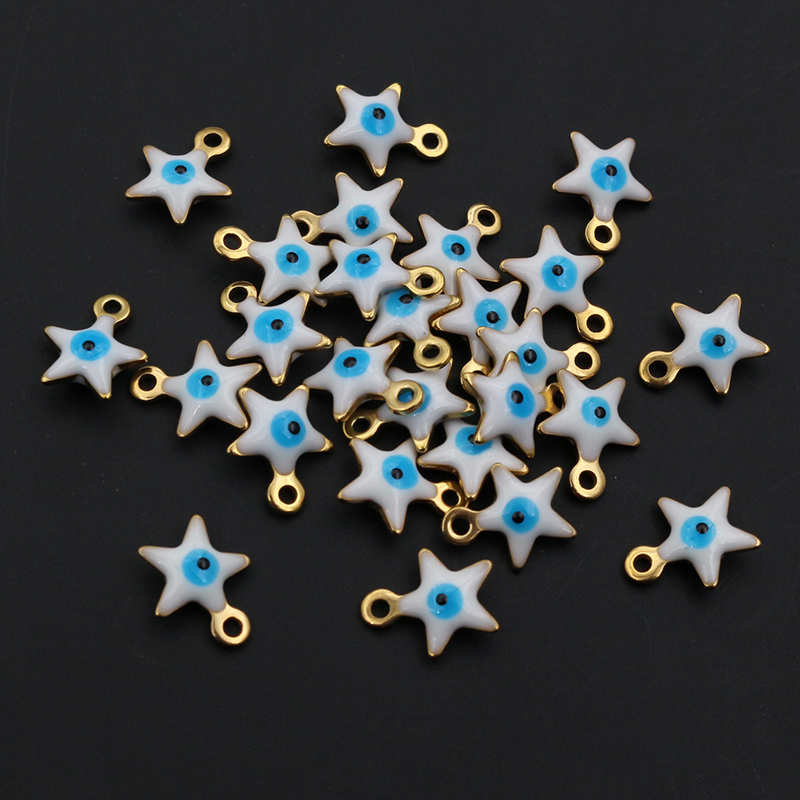 20pcs 10x8.5mm Enamel Evil Eye - Evil Eye Bracelet บทวิจารณ์และราคา
