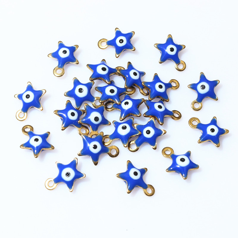 20pcs 10x8.5mm Enamel Evil Eye - Evil Eye Bracelet บทวิจารณ์และราคา