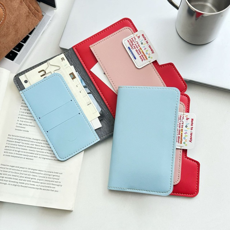 Ins Color Block Passport Holde - Women Accessories List บทวิจารณ์และราคา