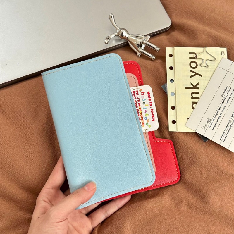 Ins Color Block Passport Holde - Women Accessories List บทวิจารณ์และราคา