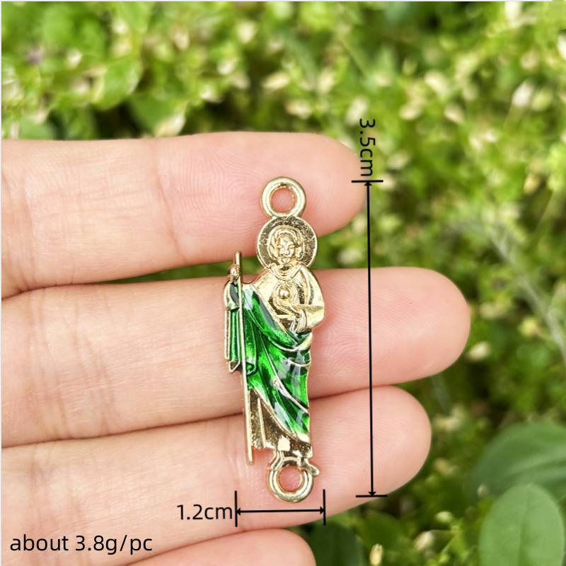 10PCS Green Saint Jude Bracele - Women Juda Accessories บทวิจารณ์และราคา