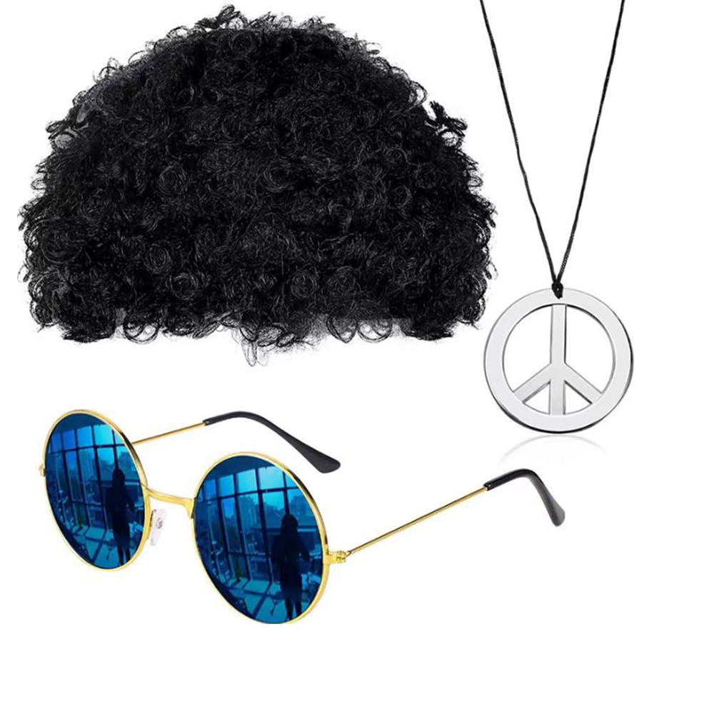 Hippie 60S Accessory Set Wig S - Women'S Accessories In The 60S บทวิจารณ์และราคา