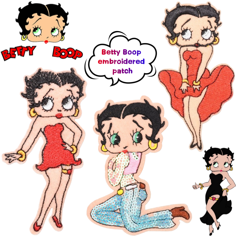 Betty Boop Patch High Color Va - Women'S Accessories Clothing บทวิจารณ์และราคา