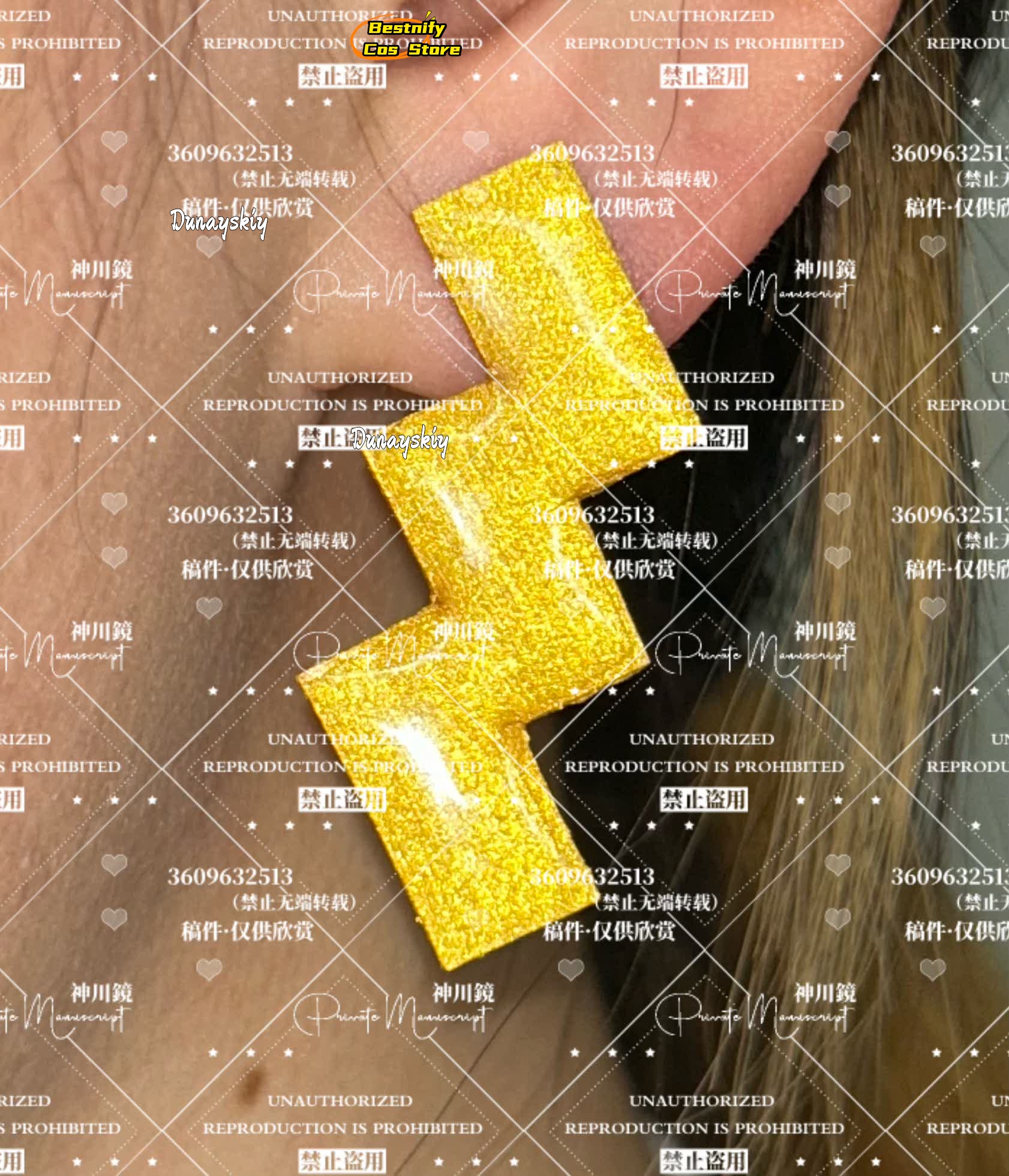 B cos%Cosplay Gaitou/Sara Cost - Women Accessories Earrings บทวิจารณ์และราคา
