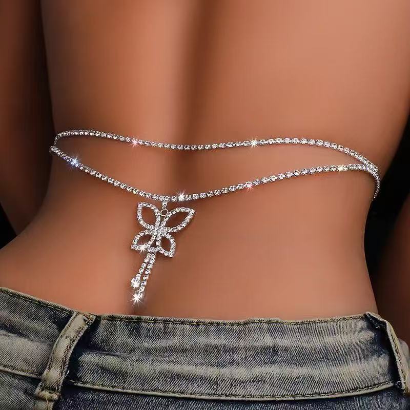 Luxury Rhinestone Double Chain - Women Accessories Dropshipping บทวิจารณ์และราคา