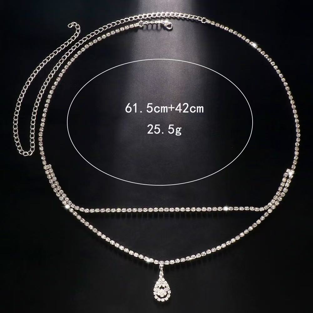 Luxury Rhinestone Double Chain - Women Accessories Dropshipping บทวิจารณ์และราคา