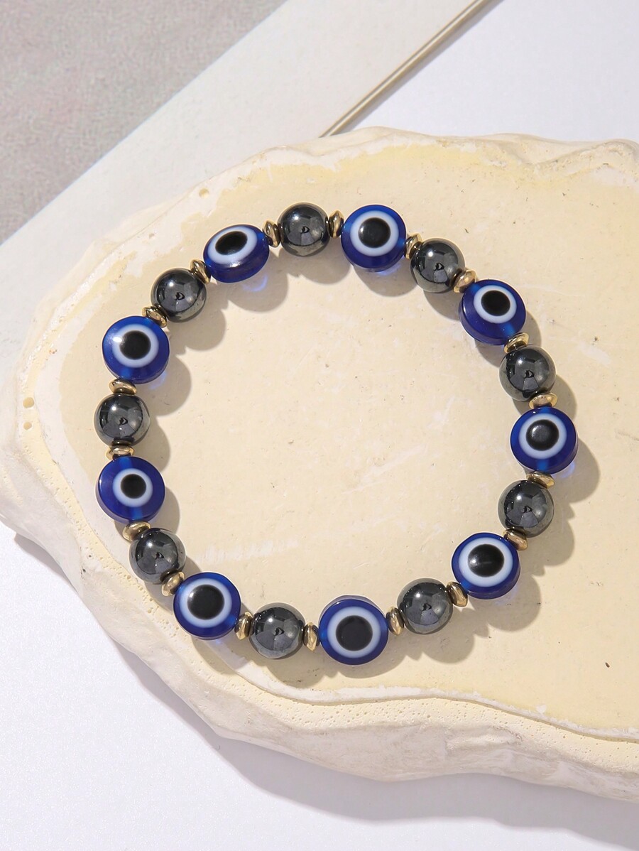 Elastic Evil Eye Beaded Bracel - Evil Eye Bracelet บทวิจารณ์และราคา