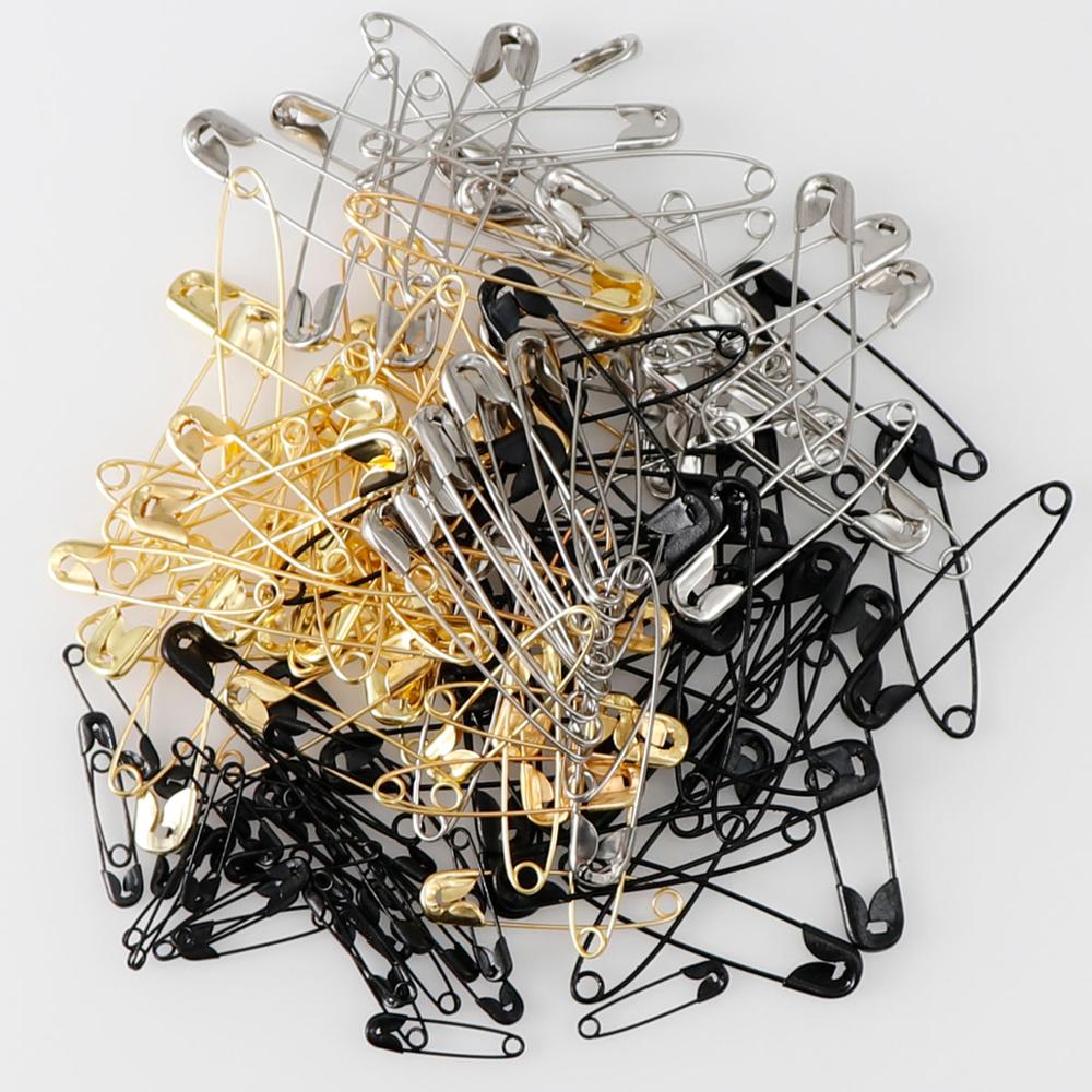 100Pcs Silver/Gold/Black Iron  - Brooch Pin Gold บทวิจารณ์และราคา