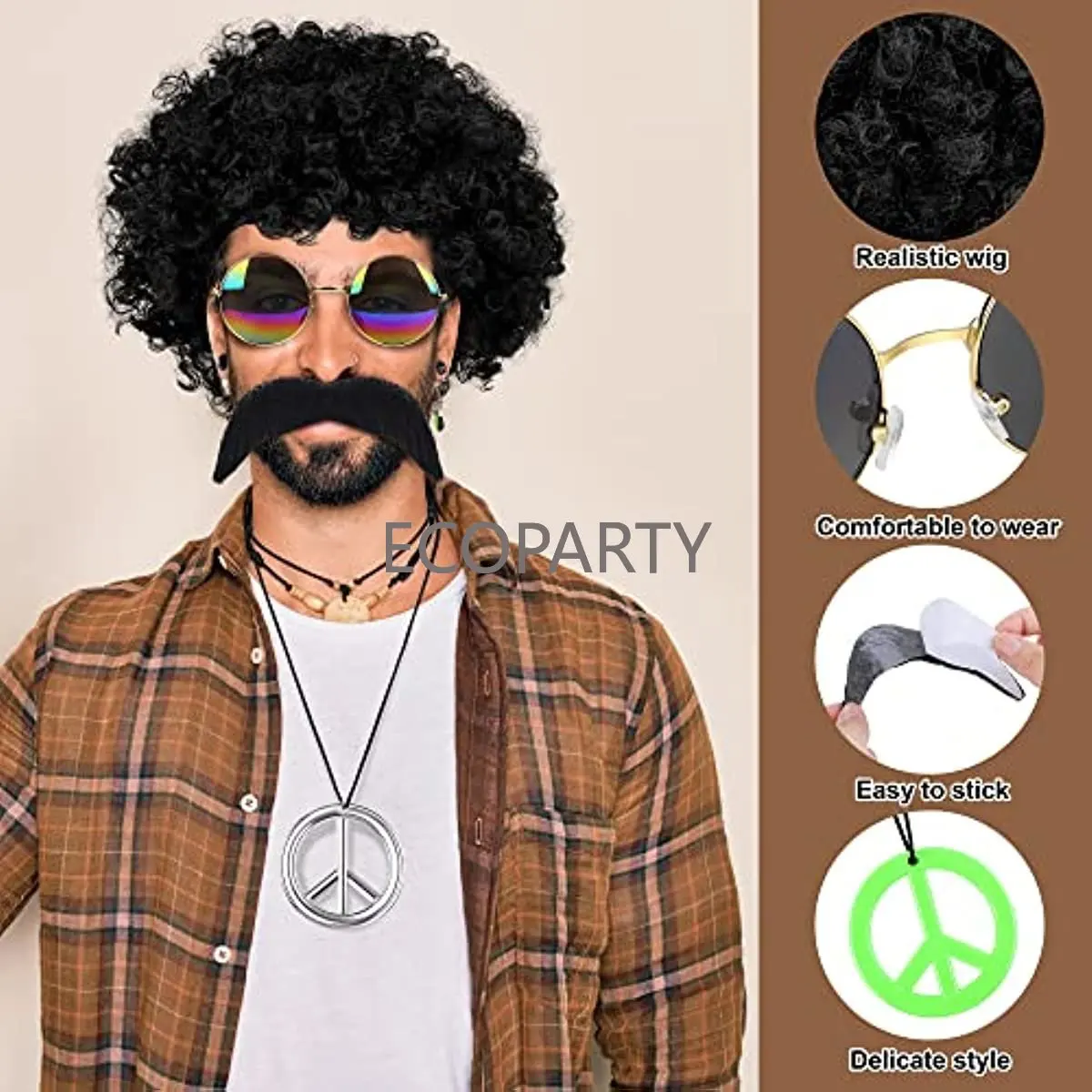 Hippie Costume Accessories 70s - Women'S Accessories In The 60S บทวิจารณ์และราคา