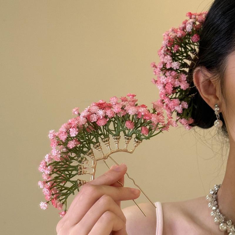 Artificial Flower Bridal Weddi - Women'S Formal Accessories บทวิจารณ์และราคา