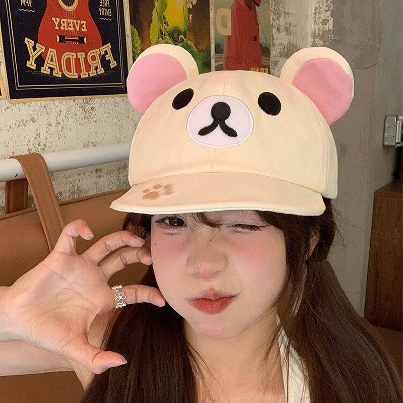 Rilakkuma Bear With Ear Cap Su - Women'S Accessories Clothing บทวิจารณ์และราคา