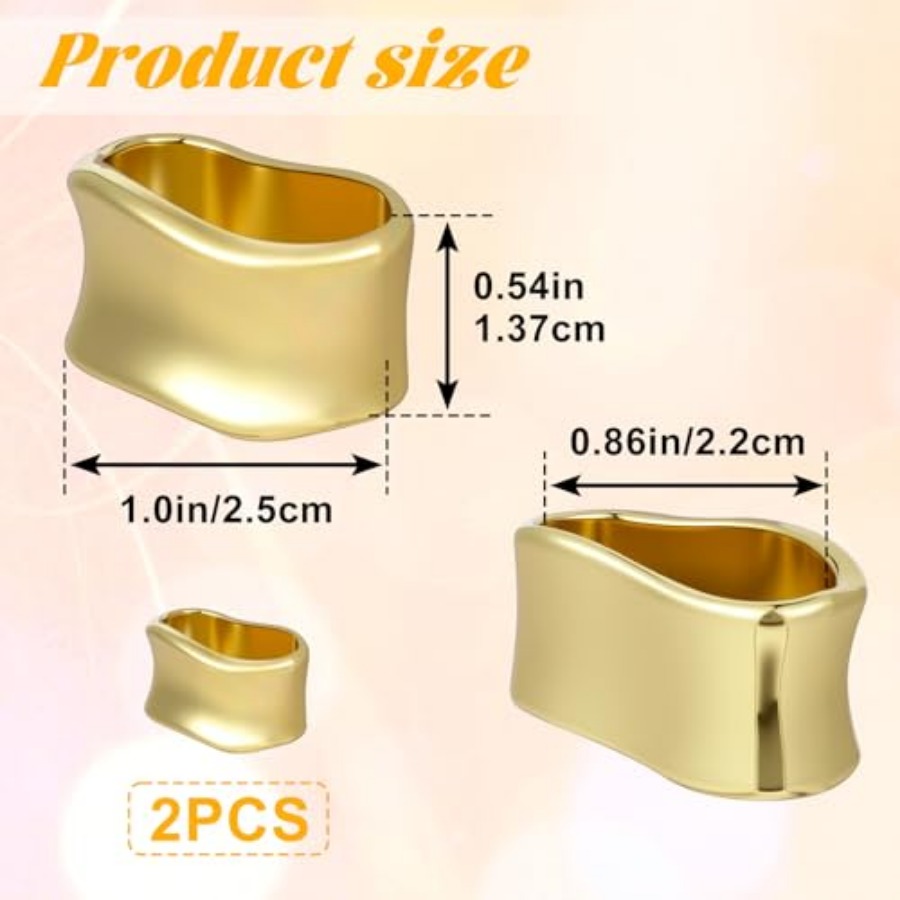 2pcs Silk Clothes Pins, Metal  - Brooch Pin Gold บทวิจารณ์และราคา