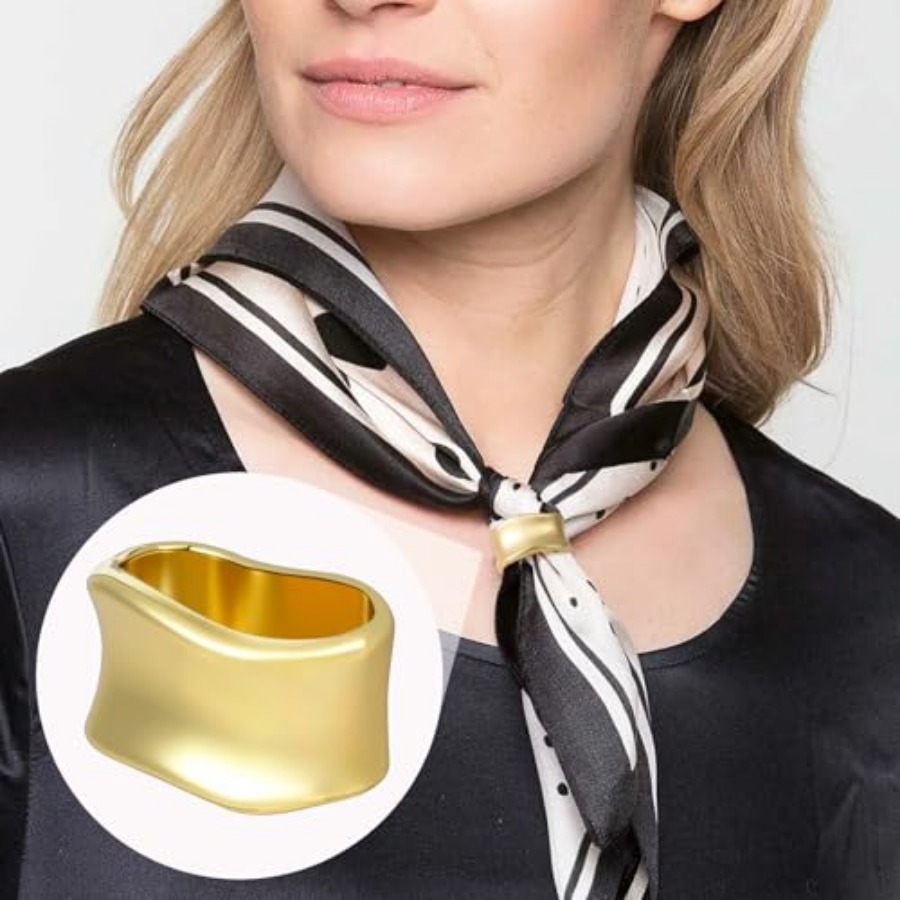 2pcs Silk Clothes Pins, Metal  - Brooch Pin Gold บทวิจารณ์และราคา