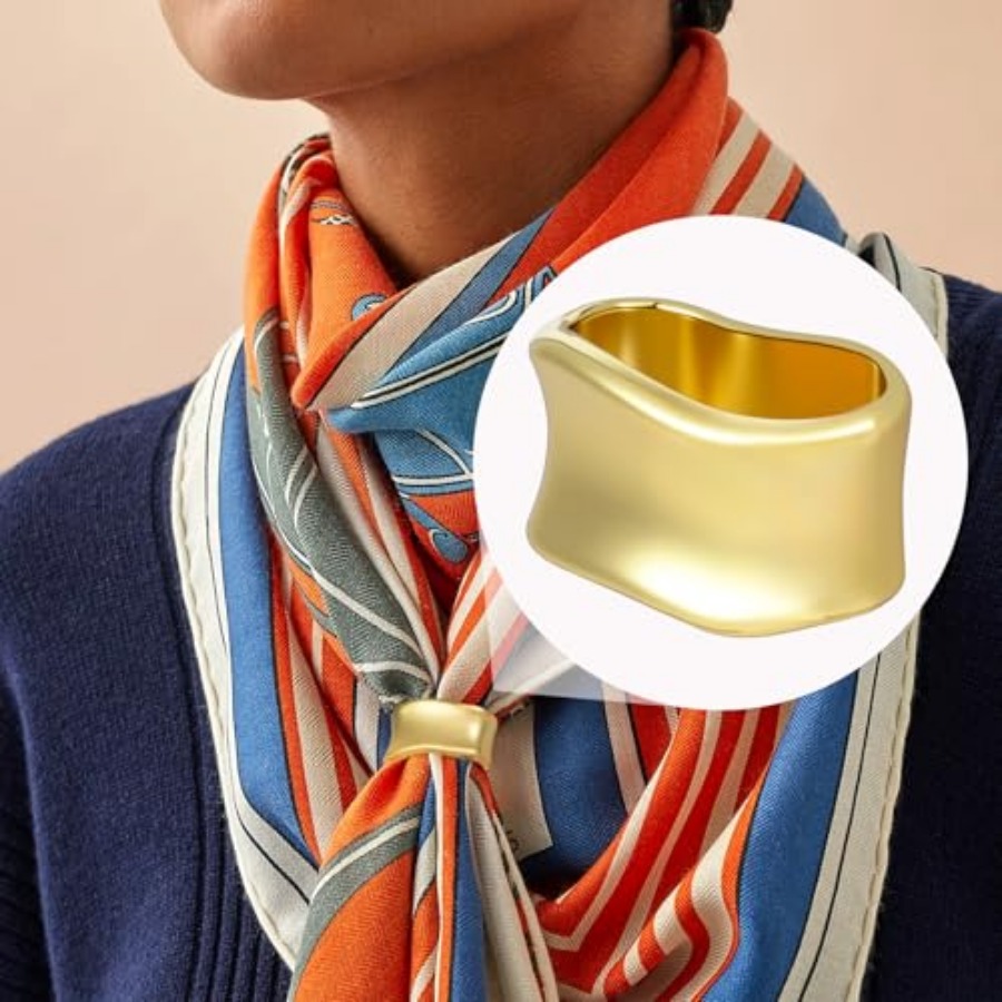 2pcs Silk Clothes Pins, Metal  - Brooch Pin Gold บทวิจารณ์และราคา