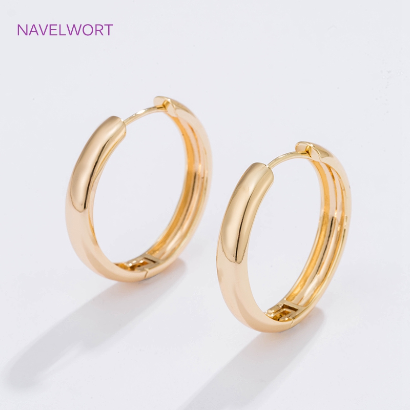 6 Sizes Gold Plated Circle Hoo - Women Accessories Gift Set บทวิจารณ์และราคา