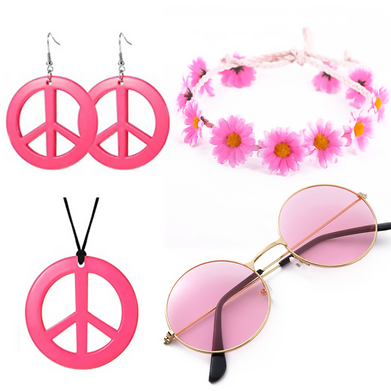 60s 70s Costume for Women Disc - Women'S Accessories In The 60S บทวิจารณ์และราคา