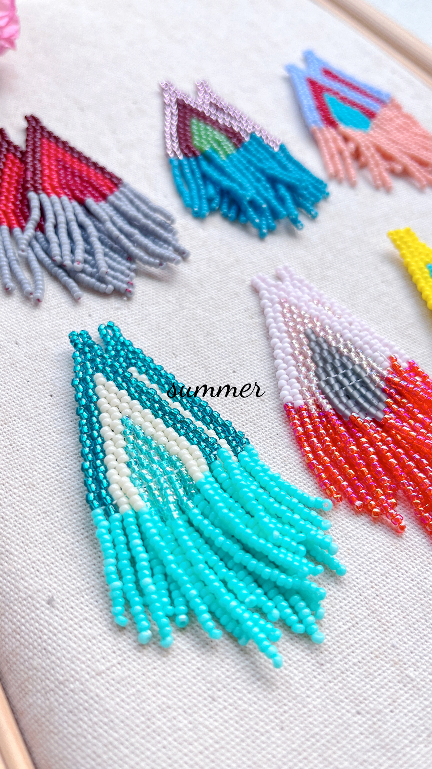 ZGMXR Rice bead earrings Tasse - Tassel Earrings Boho บทวิจารณ์และราคา