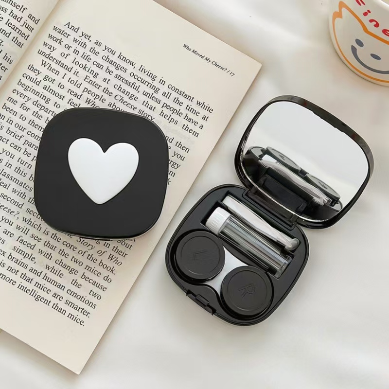 Heart Contact Lens Case with M - Women Accessories List บทวิจารณ์และราคา