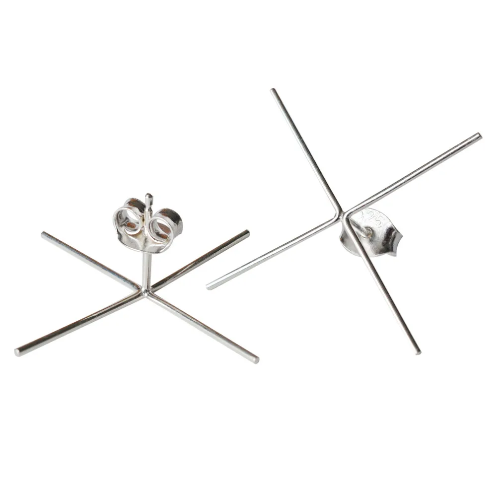 Solid 925 Sterling Silver Stud - Women Accessories Gift Set บทวิจารณ์และราคา