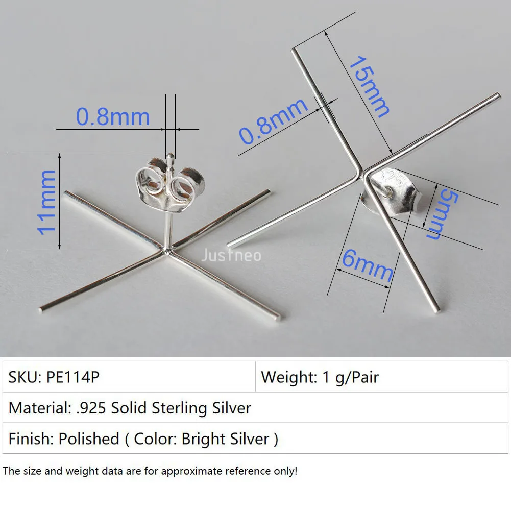 Solid 925 Sterling Silver Stud - Women Accessories Gift Set บทวิจารณ์และราคา